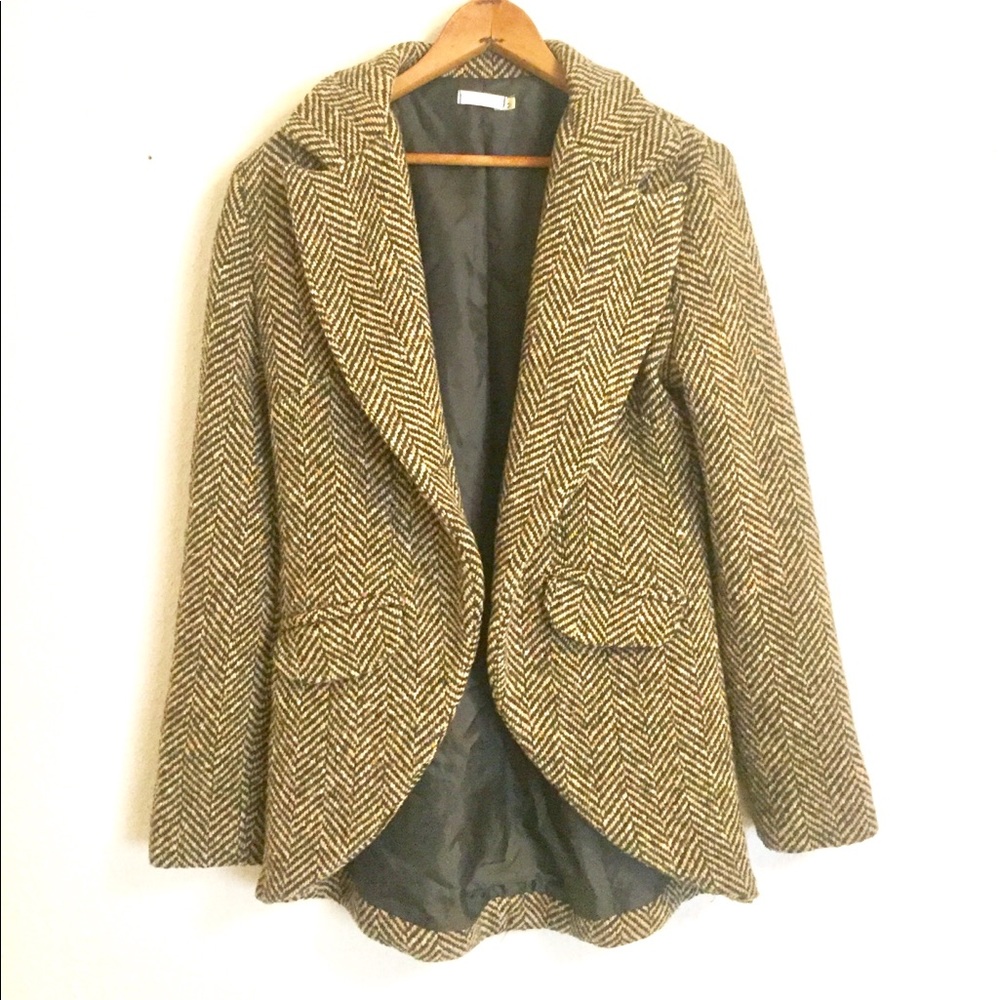Made In Italy | Wool Herringbone Jacket